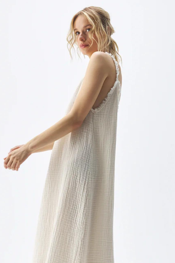 ARABELLA MAXI DRESS - WHITE