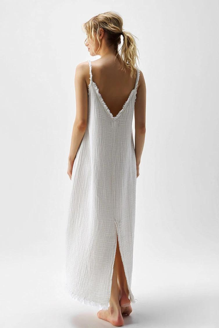 ARABELLA MAXI DRESS - WHITE