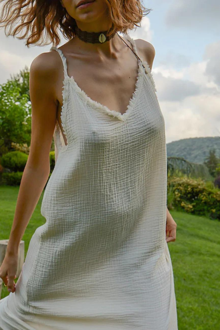 ARABELLA MAXI DRESS - WHITE