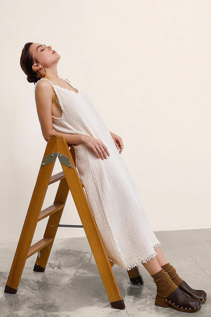 ARABELLA MAXI DRESS - WHITE