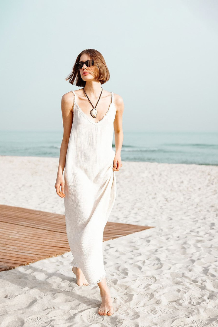 ARABELLA MAXI DRESS - WHITE
