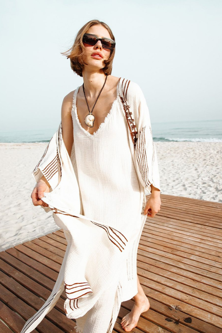 ARABELLA MAXI DRESS - WHITE