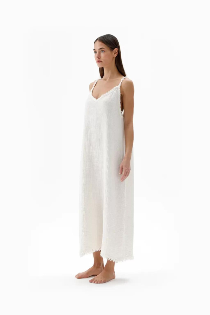 ARABELLA MAXI DRESS - WHITE
