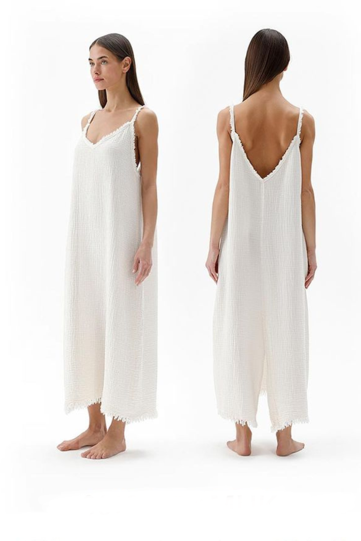 ARABELLA MAXI DRESS - WHITE