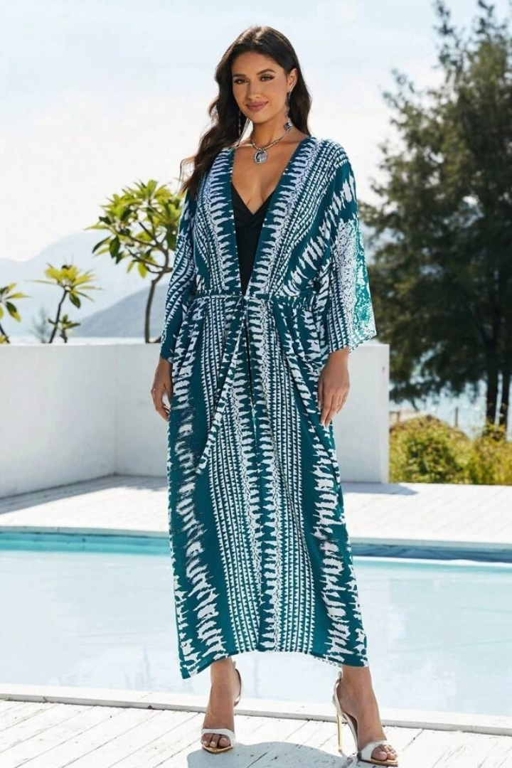 ESTHER BOHO MAXI DRESS - SKY BLUE