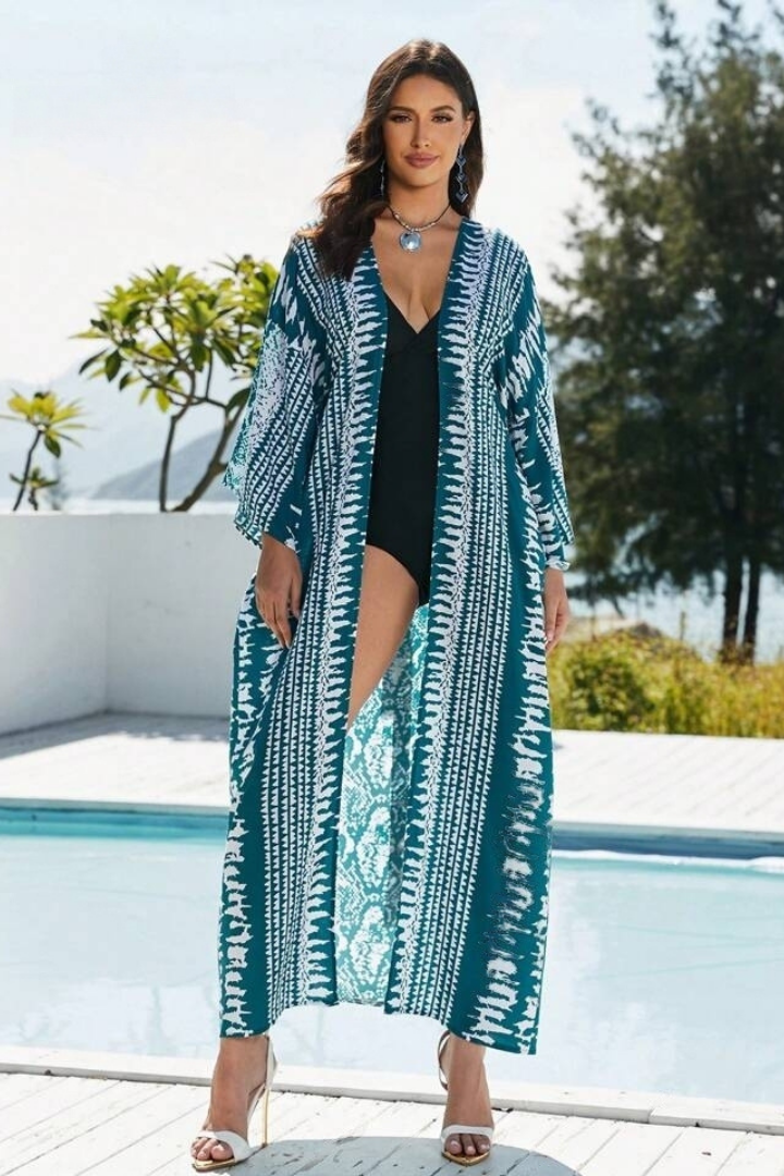 ESTHER BOHO MAXI DRESS - SKY BLUE