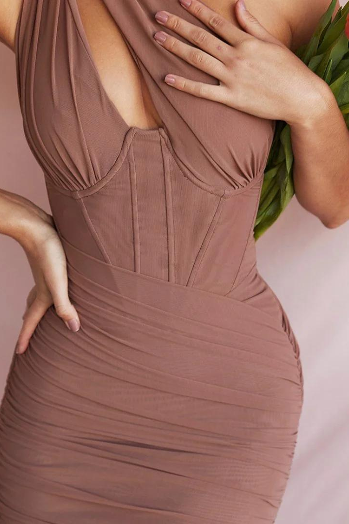 ADELE MIDI DRESS - BLACK - Green - S