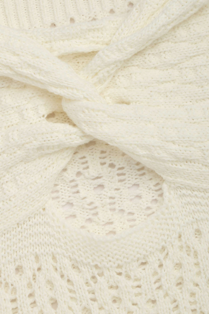 VALENTINE MAXI KNIT DRESS - BEIGE