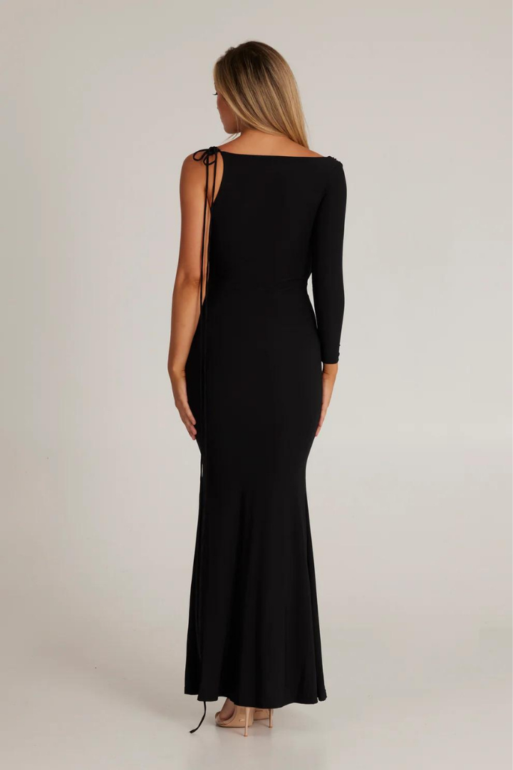 REVERSIBLE EMILIA GOWN - BLACK