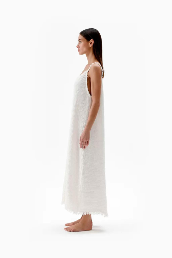 ARABELLA MAXI DRESS - WHITE