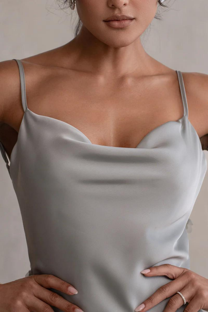 RUBY MAXI LONG DRESS - LIGHT GREEN