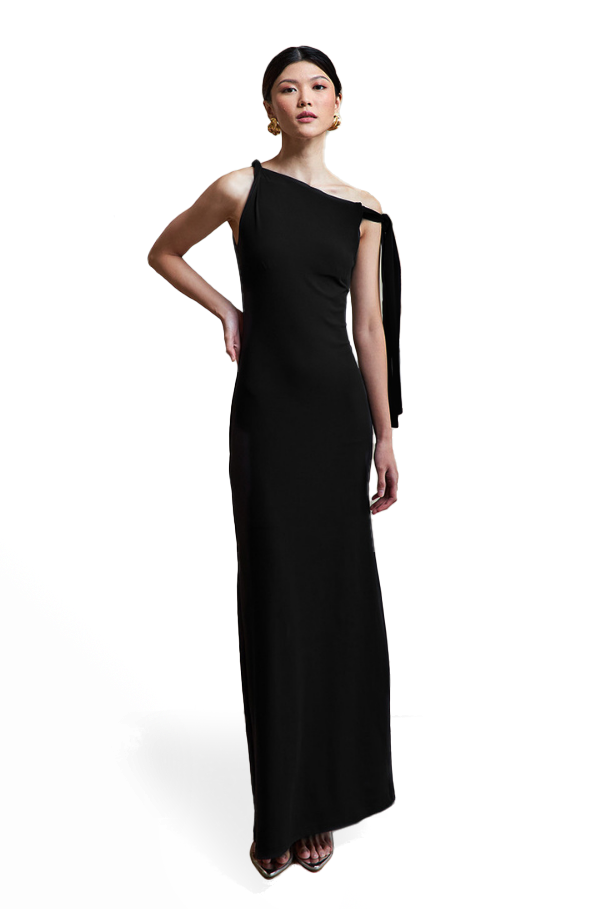 VALERIE SLEEVELESS MAXI DRESS - BLACK