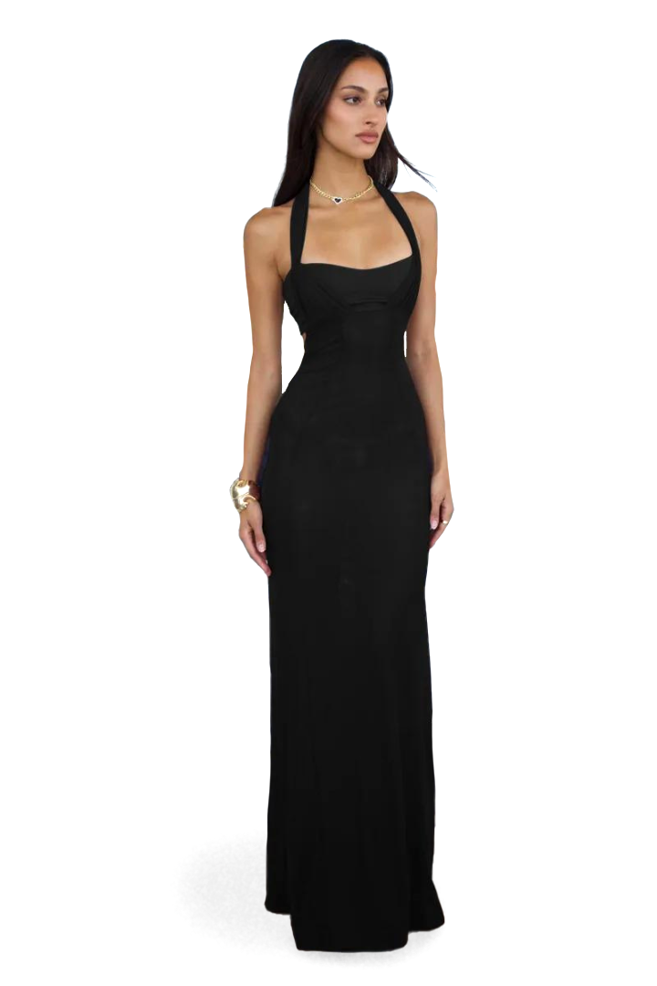ANTOINETTE MAXI DRESS - RED WINE