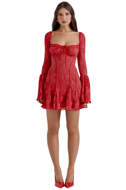 ALEXANDRA MINI DRESS - BLACK