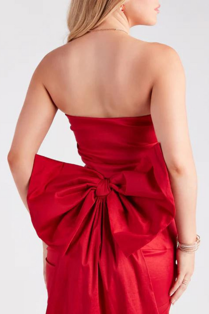 ACANTHA OFF-SHOULDER MAXI DRESS - GREEN - S - Red