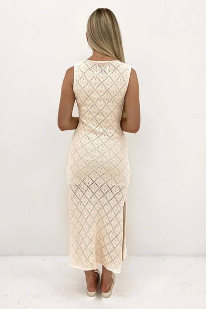 MALTERA SPLIT MAXI DRESS - BLACK &quot; breng more sizes &quot;