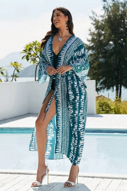 ESTHER BOHO MAXI DRESS - SKY BLUE
