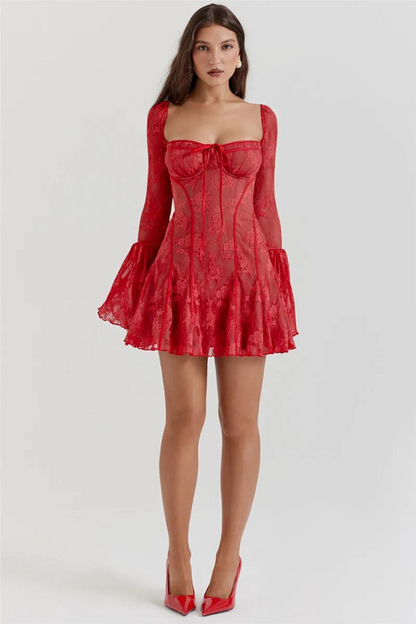 ALEXANDRA MINI DRESS - BLACK