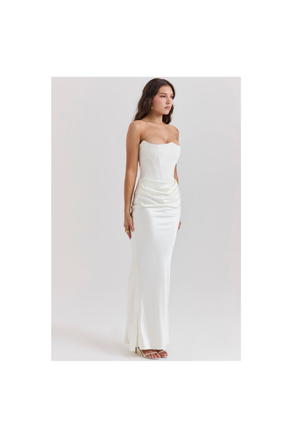 GISELLE STRAPLESS MAXI DRESS - BLACK - Black - M