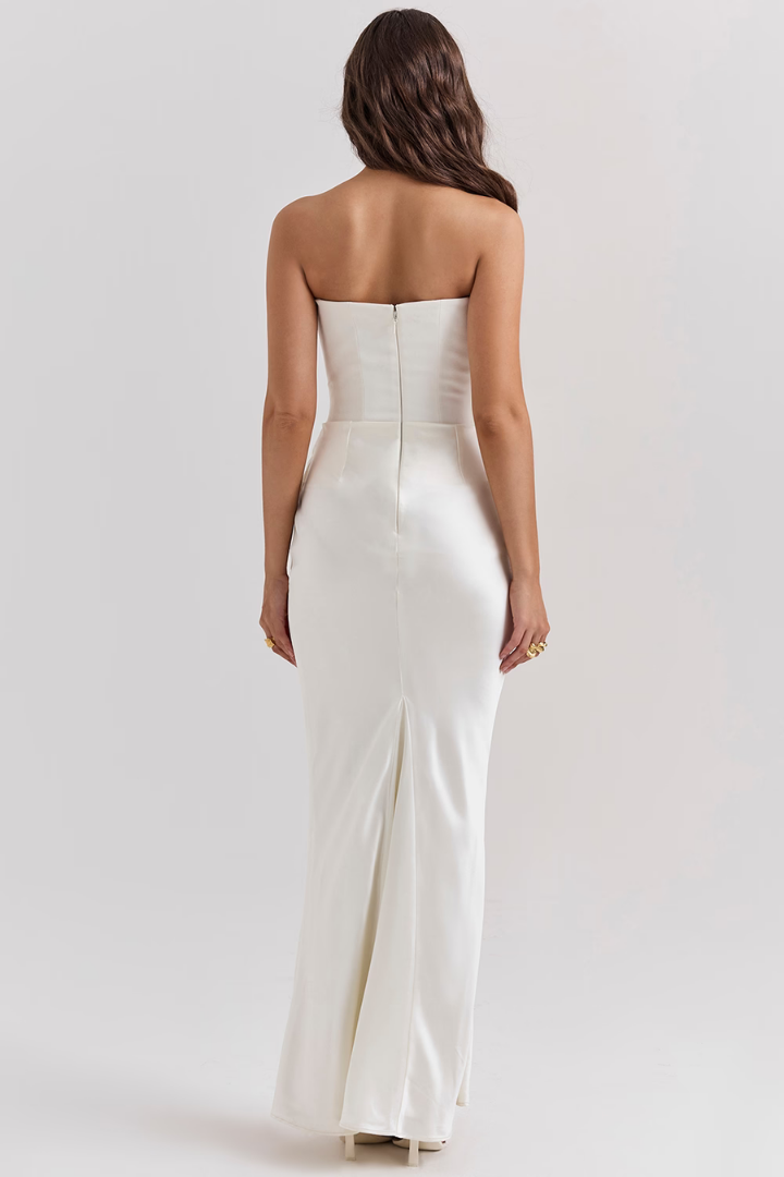 GISELLE STRAPLESS MAXI DRESS - BLACK - Black - M