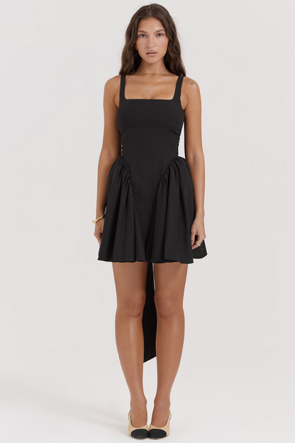ARIELLA SLEEVELESS MINI DRESS - WHITE - White - M