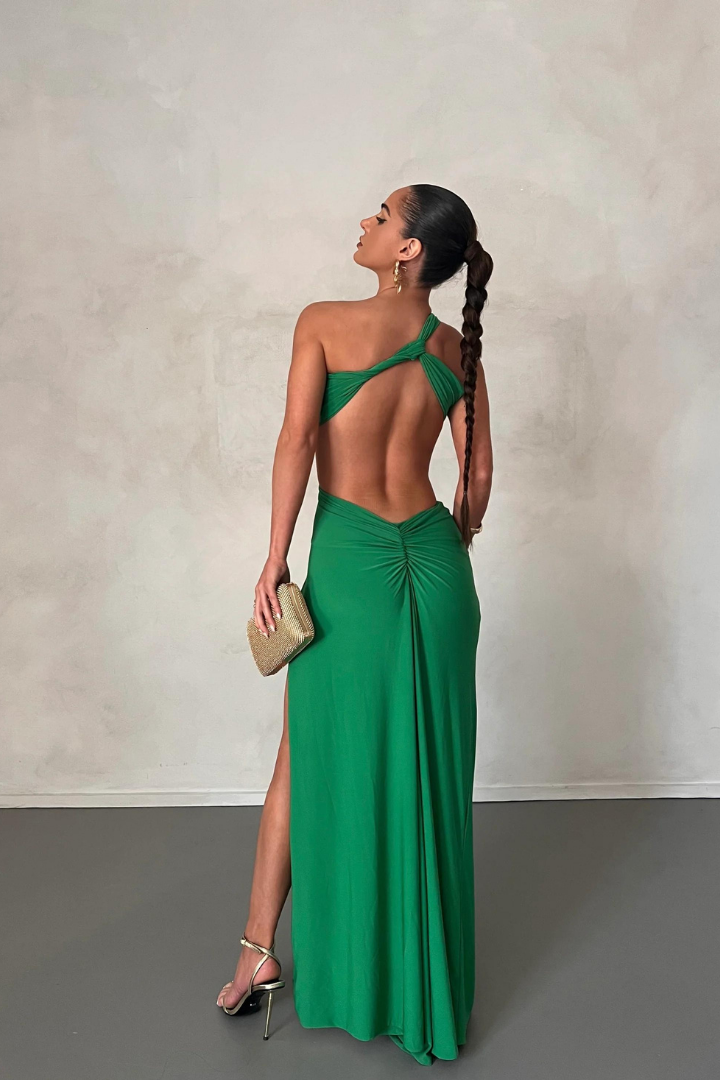 FERNANDA MAXI DRESS - GREEN - Green - M
