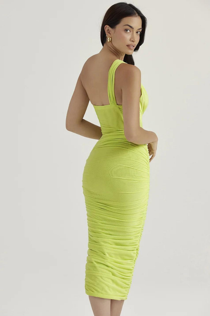 ADELE MIDI DRESS - BLACK - Black - S 