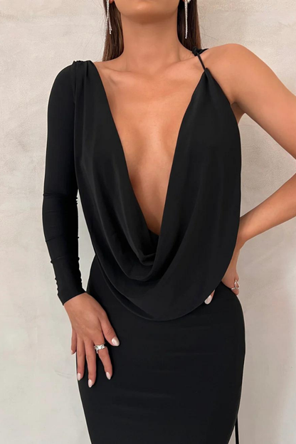Reversible Emilia Gown-BLACK - Black - M