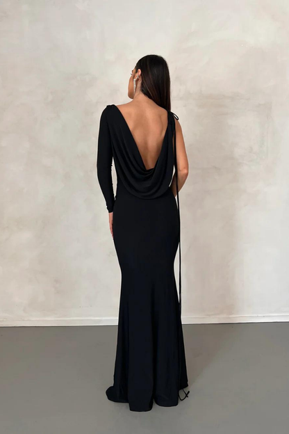 Reversible Emilia Gown-BLACK - Black - M