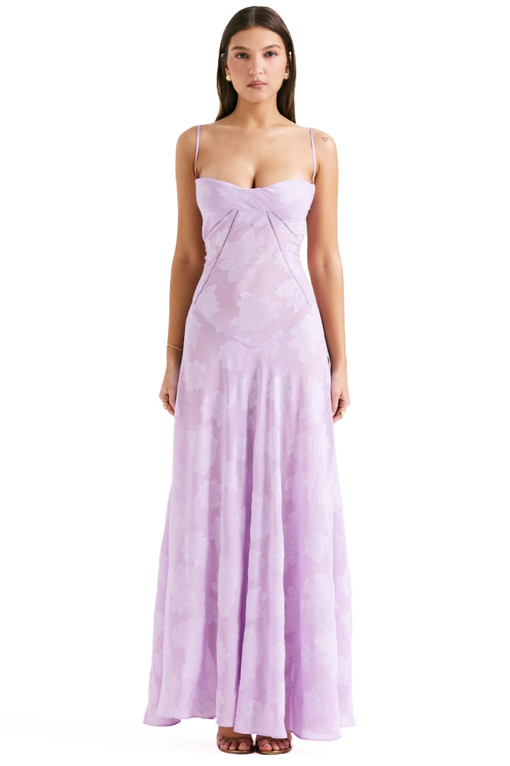 ALLEGRA MAXI DRESS - SOFT ORCHID