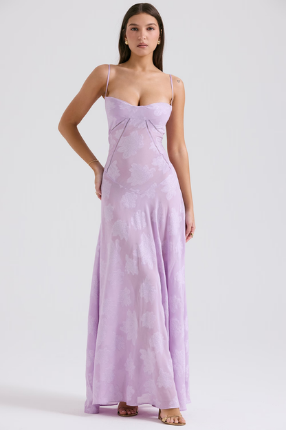 ALLEGRA MAXI DRESS - SOFT PALE ORCHID