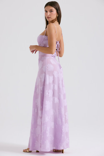 ALLEGRA MAXI DRESS - SOFT PALE ORCHID