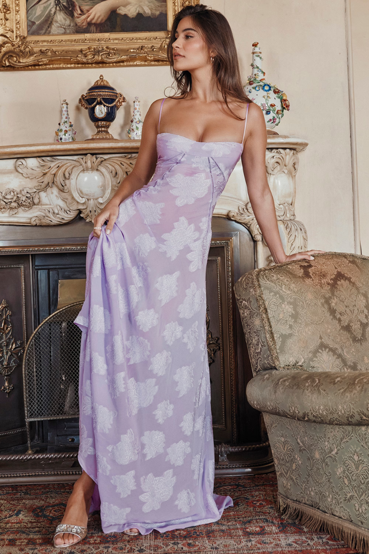 ALLEGRA MAXI DRESS - SOFT PALE ORCHID