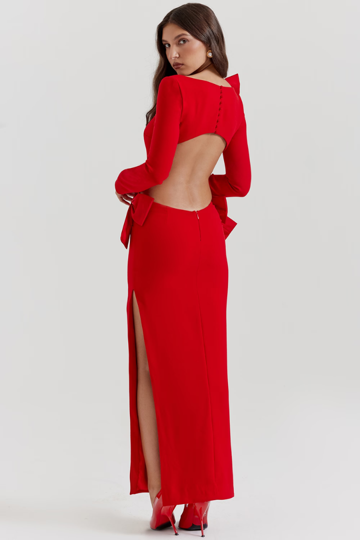 FIONA MAXI DRESS - RED