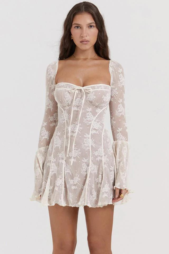 ALEXANDRA MINI DRESS - BLACK