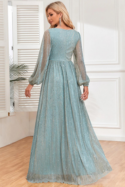 AKRISNA SEQUIN MAXI DRESS - GREEN