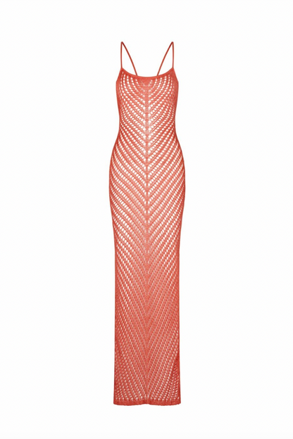 AYANA KINT MAXI DRESS - ORANGE