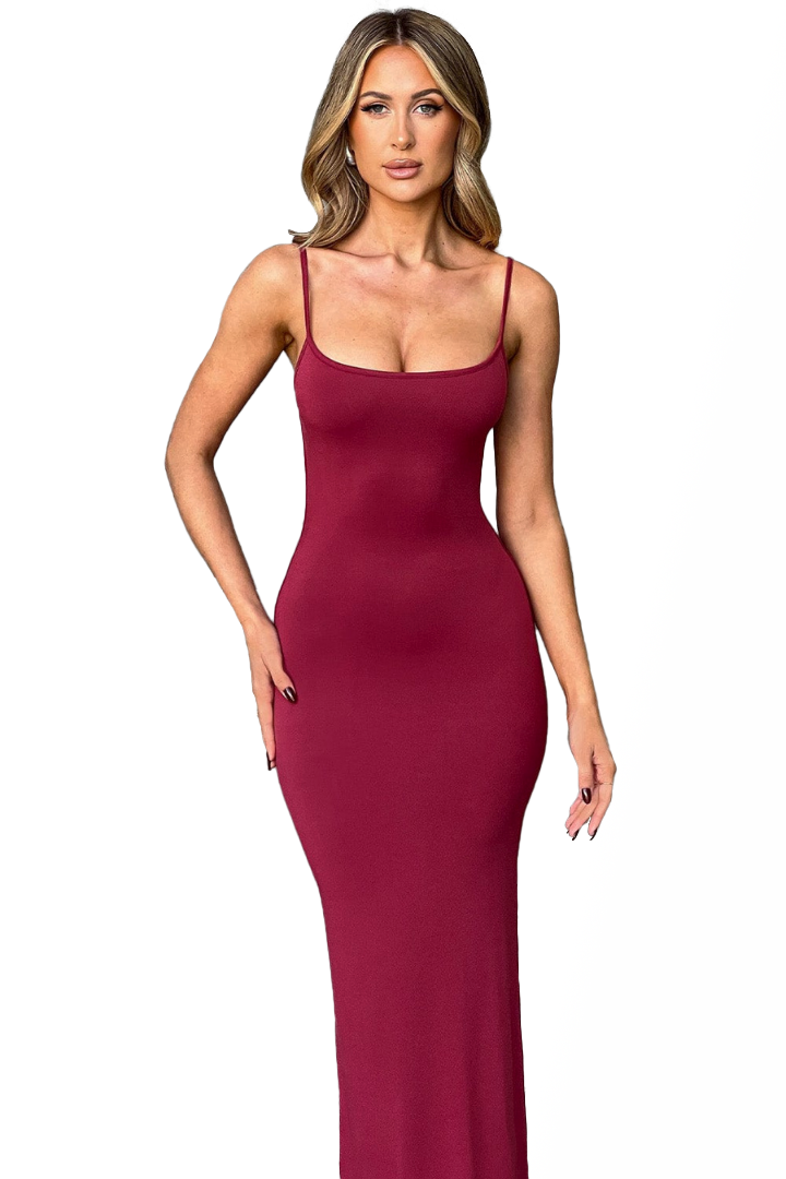 TERESE SLEEVELESS MAXI DRESS-STEEL