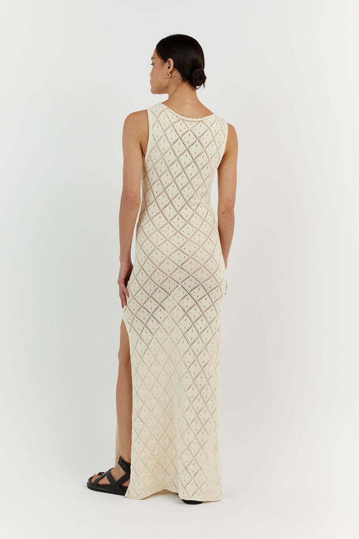 MALTERA SPLIT MAXI DRESS - BLACK &quot; breng more sizes &quot;