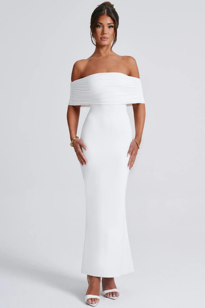 KARLA STRAPLESS MAXI DRESS - BLACK - Wine Red - M