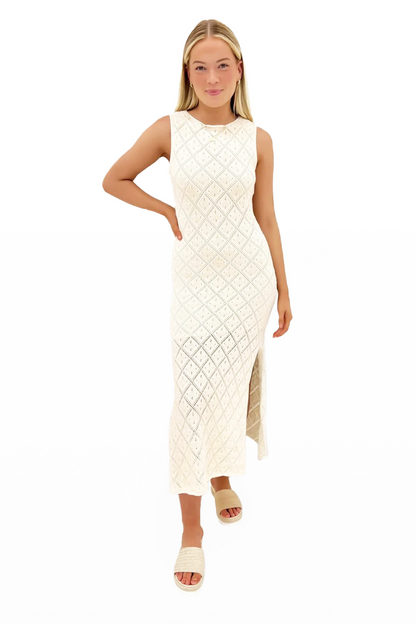 MALTERA SPLIT MAXI DRESS - BLACK &quot; breng more sizes &quot;